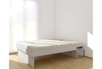 Sklápěcí postel Hajana 0 - plně funkční konstrukce bez skříně, otevřená